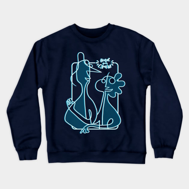 Find your Spark Crewneck Sweatshirt by BuckRogers